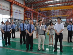 市委常委、高新区党工委书记曹俊杰一行莅临公司调研“两化”互动发展成果